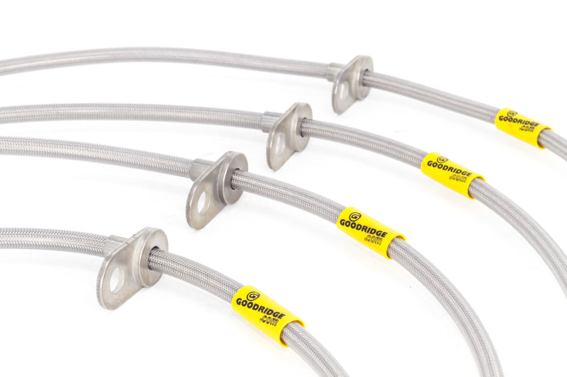 Goodridge 17-18 Honda Civic Si (Si Model Only) SS Brake Line Kit - Goodridge GRI20040