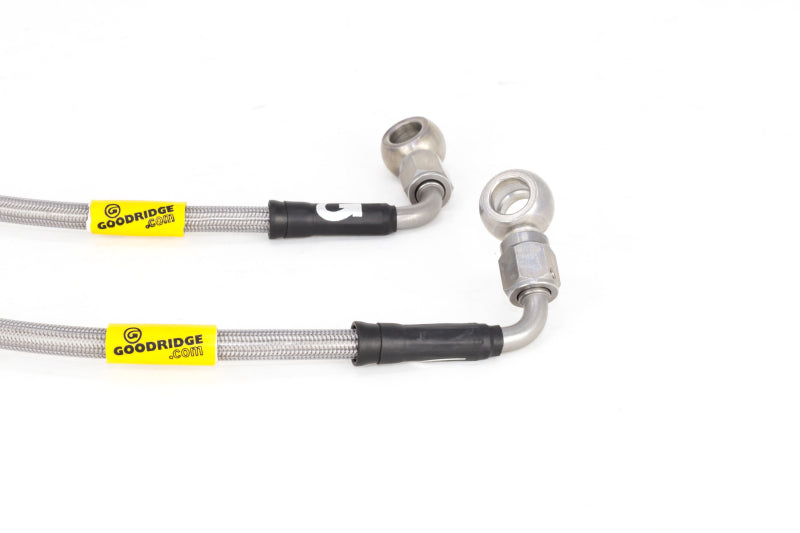 Goodridge 17-18 Honda Civic (Base/LX/EX) SS Brake Lines - Goodridge GRI20042