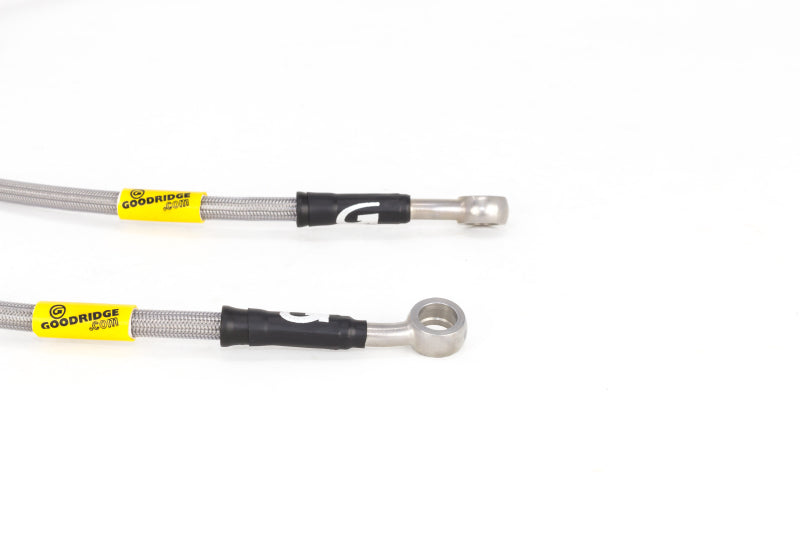 Goodridge 17-18 Honda Civic (Base/LX/EX) SS Brake Lines - Goodridge GRI20042