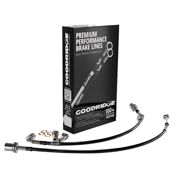 Goodridge 02-17 Toyota Camry Stainless Steel Front Brake Lines - Goodridge GRI21067F