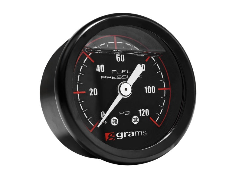 Grams Performance 0-120 PSI Fuel Pressure Gauge - Black Ops Auto Works