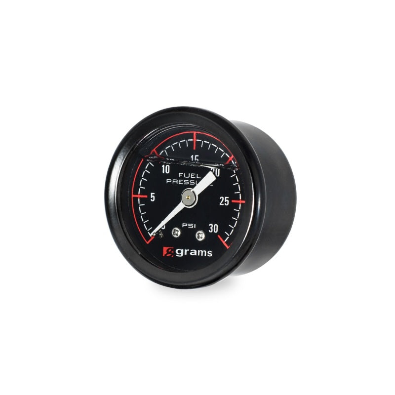 Grams Performance 0-30 PSI Fuel Pressure Gauge - Black Ops Auto Works