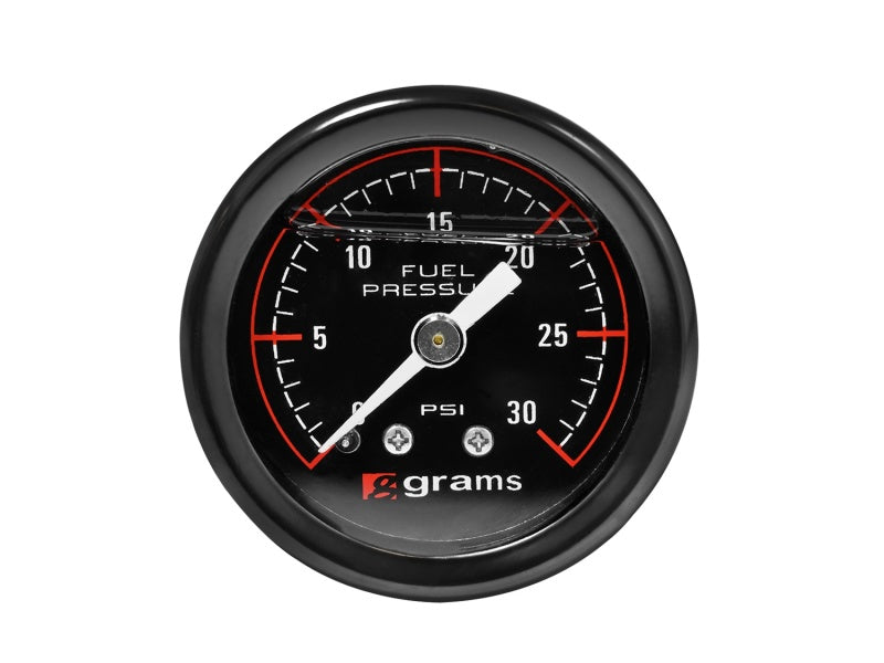 Grams Performance 0-30 PSI Fuel Pressure Gauge - Black Ops Auto Works