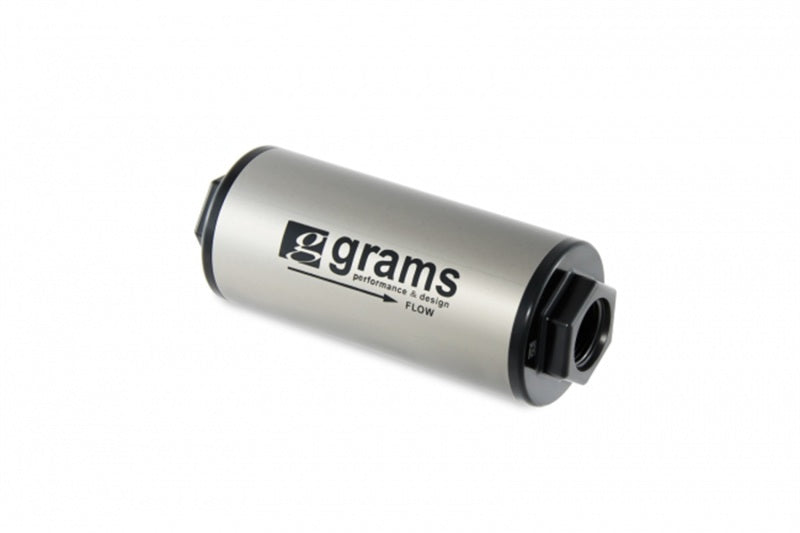 Grams Performance 100 Micron -8AN Fuel Filter - Black Ops Auto Works