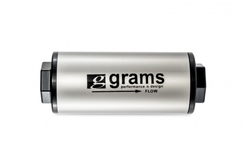 Grams Performance 100 Micron -8AN Fuel Filter - Black Ops Auto Works