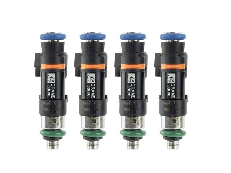 Grams Performance Honda/Acura B/D/F/H Series (Excl D17) 550cc Fuel Injectors (Set of 4) - Black Ops Auto Works