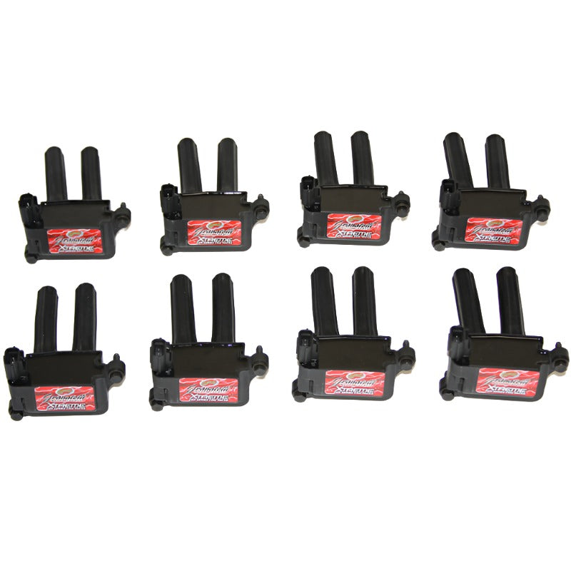 Granatelli 05-17 Dodge 5.7L/6.1L/6.4L Xtreme Coil On Plug Wire Conn Kit w/Coil Pack - Blk (Set of 8)-Ignition Coils-Granatelli Motor Sports-802735025675-