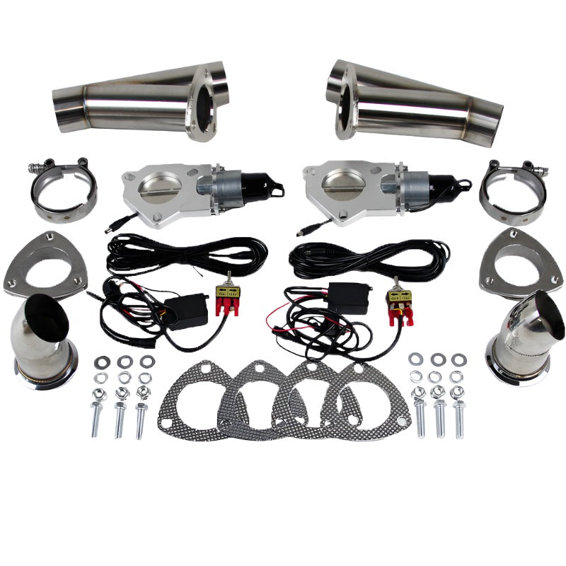 Granatelli 3.0in Stainless Steel Electronic Dual Exhaust Cutout - Black Ops Auto Works