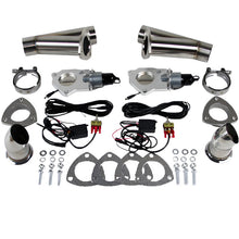 Load image into Gallery viewer, Granatelli 3.0in Stainless Steel Electronic Dual Exhaust Cutout - Black Ops Auto Works