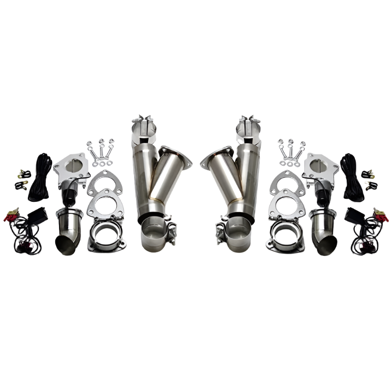 Granatelli 3.0in Stainless Steel Electronic Dual Exhaust Cutout w/Slip Fit & Band Clamp - Black Ops Auto Works