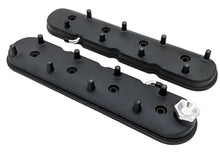 Load image into Gallery viewer, Granatelli 96-22 GM LS Standard Hieght Valve Cover w/Angled Coil Mount - Blk Wrinkle (Pair) - Black Ops Auto Works