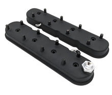 Load image into Gallery viewer, Granatelli 96-22 GM LS Tall Valve Cover w/Angled Coil Mounts - Black Wrinkle (Pair) - Black Ops Auto Works