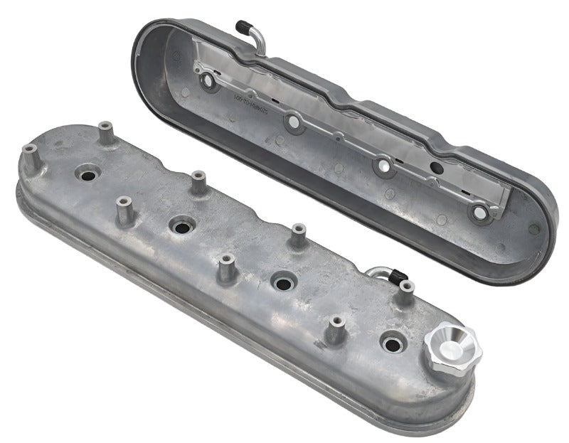 Granatelli 96-22 GM LS Tall Valve Cover w/Integral Angled Coil Mounts - Cast Finish - Black Ops Auto Works