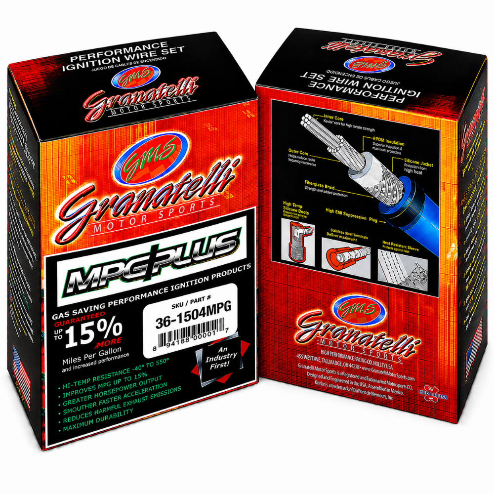 Granatelli GMS36-1504MPG MPG Plus ignition wire set for 1996-1999 Ford Taurus and Mercury Sable 3.0L V6