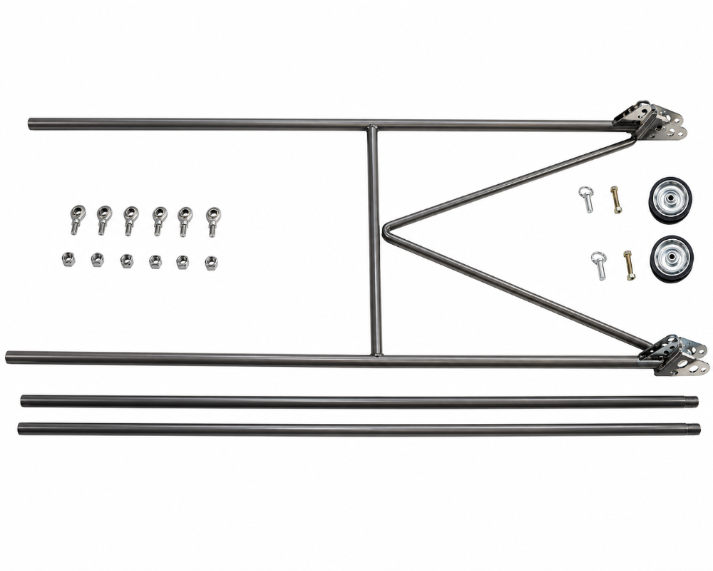 Granatelli GMWB19 44in Bolt-On Dual Wheelie Bar Kit