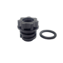 Load image into Gallery viewer, Granatelli GM LS/LT / Ford Coyote -10AN ORB Female Threaded Insert Vented Oil Fill Cap - Black - Granatelli Motor Sports GMS2