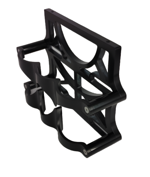 Granatelli 6 Volt OPTIMA Billet Battery Tray - Anodized Black - Granatelli Motor Sports GMS452200B