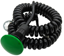 Load image into Gallery viewer, Granatelli Momentarily Armed Large Face Billet Push Button - Green - Granatelli Motor Sports GMS810100G