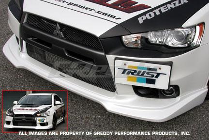 GReddy 08+ Mitsubishi Evolution X Urethane Front Lip Spoiler GReddy GRE17030014