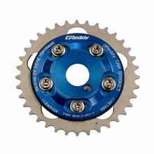 Load image into Gallery viewer, GReddy adjustable cam gear full view anodized