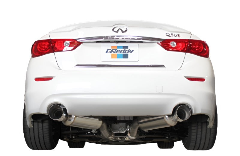 GReddy 16+ Infiniti Q50 Evolution (RWD ONLY) GT Cat-Back Exhaust - Black Ops Auto Works