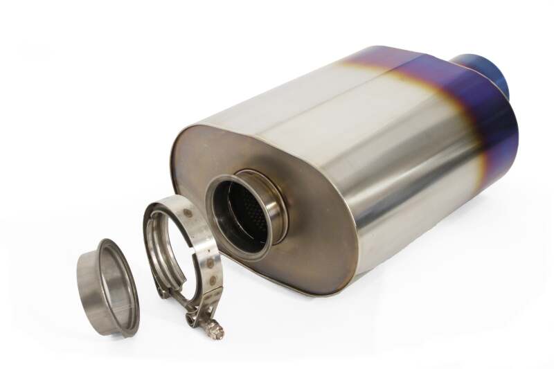 GReddy Universal 3.0in RS-Ti Oval Titanium Muffler - GReddy 11003530