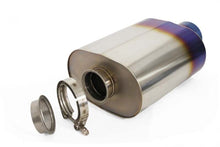 Load image into Gallery viewer, GReddy Universal 3.0in RS-Ti Oval Titanium Muffler - GReddy 11003530