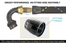 Load image into Gallery viewer, GReddy AN10 90 Degree Swivel Hose End - Black/Gold Anodized - GReddy 12801090