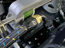 Load image into Gallery viewer, GReddy AN10 90 Degree Swivel Hose End - Black/Gold Anodized - GReddy 12801090