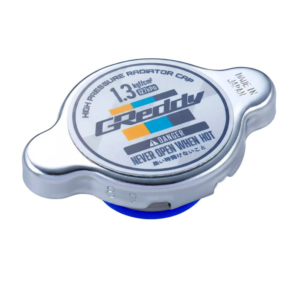GReddy Type-S 1.3 Radiator Cap Most Nissan / Subaru / Mazda / Mitsubishi / Some Toyota - Brushed - GReddy 13901002