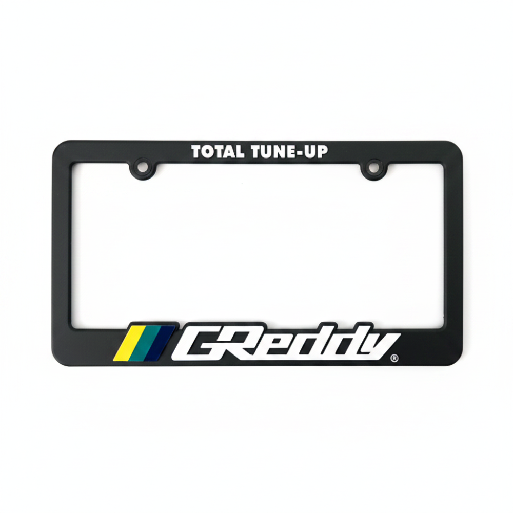 GReddy Total Tune Up License Plate Frame - 3 Color - GReddy 21112000