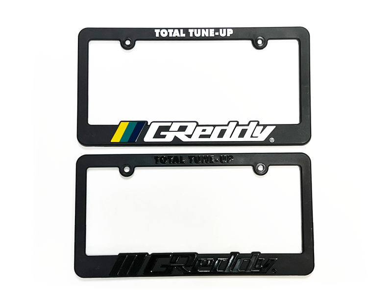 GReddy Total Tune Up License Plate Frame - 3 Color - GReddy 21112000
