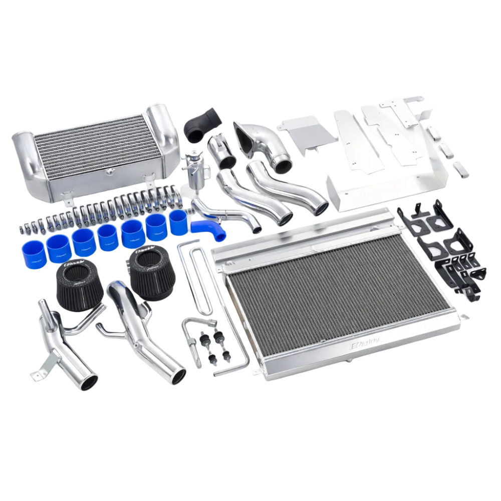GReddy 12040704 V-Mount intercooler kit full view