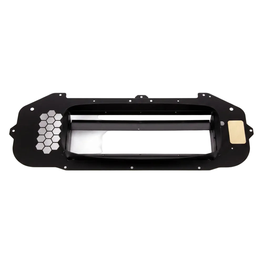 GrimmSpeed 093077 TMIC splitter top view with logo badge