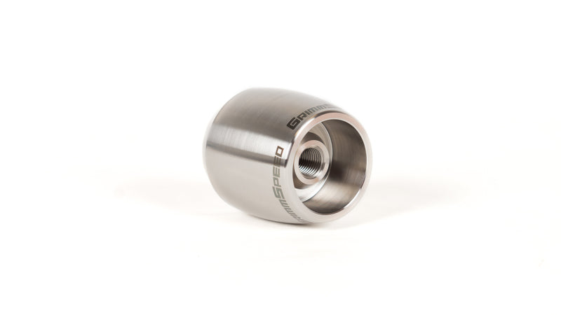 GrimmSpeed Stubby Shift Knob Stainless Steel (Raw) - M12x1.25 - GrimmSpeed GRM038011