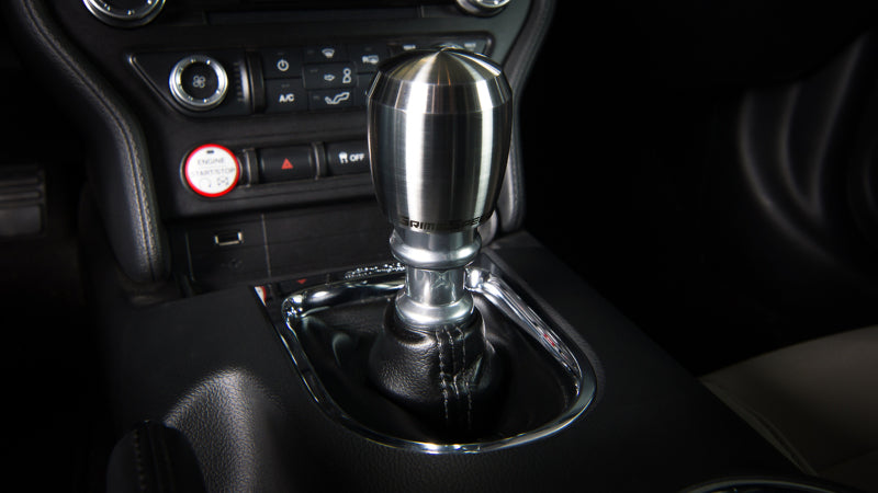 GrimmSpeed Stubby Shift Knob Stainless Steel (Raw) - M12x1.25 - GrimmSpeed GRM038011