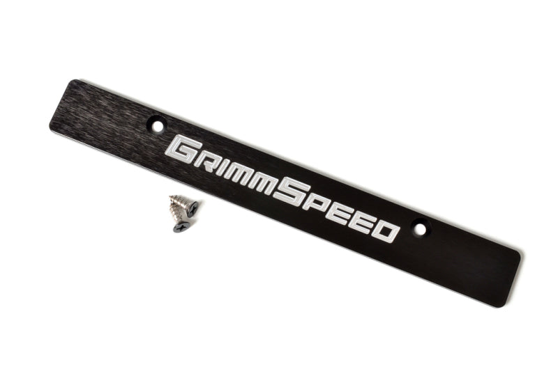 GrimmSpeed 06-14 Subaru Impreza/WRX/STi License Plate Delete Plate - GrimmSpeed GRM094079