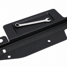 Load image into Gallery viewer, Close-up of the integrated tool tray on the GrimmSpeed GRM096008 radiator shroud