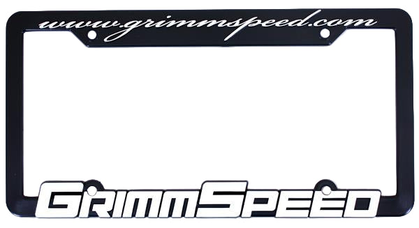 GrimmSpeed License Plate Frame (Pair) - GrimmSpeed GRM111002