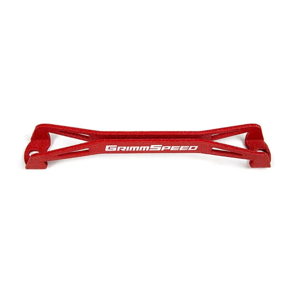 GrimmSpeed Subaru Lightweight Battery Tie Down — Red — GRM121033, product view 1