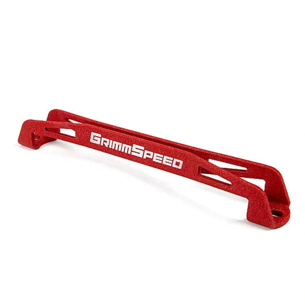 GrimmSpeed Subaru Lightweight Battery Tie Down — Red — GRM121033, product view 2