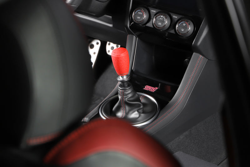 GrimmSpeed Shift Knob Stainless Steel - Subaru 5 Speed and 6 Speed Manual Transmission - Red - GrimmSpeed GRM380000