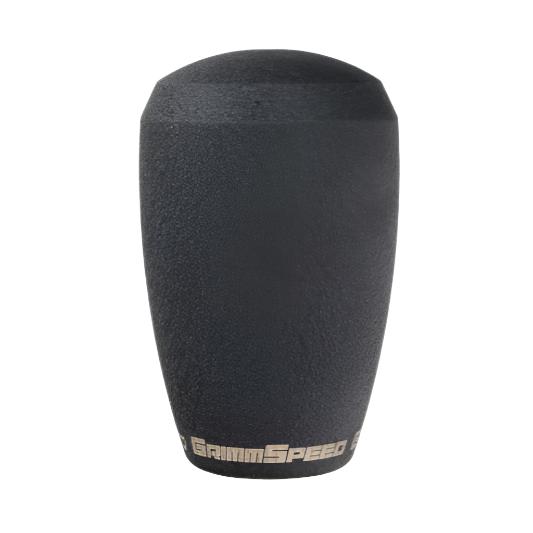 GrimmSpeed Shift Knob Stainless Steel - Subaru 5 Speed and 6 Speed Manual Transmission - Black - GrimmSpeed GRM380001