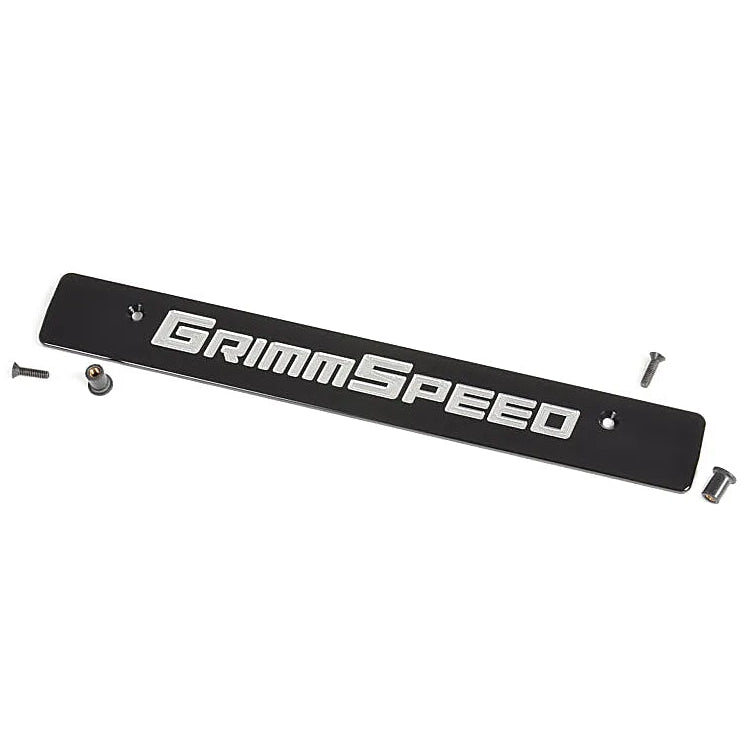 GrimmSpeed 2015+ Subaru Impreza/WRX/STi License Plate Delete Plate - GrimmSpeed GRMGRM094067