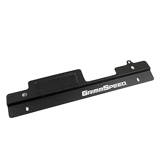 GrimmSpeed 02-07 Subaru Impreza/WRX / 04-07 STI Radiator Shroud w/Tool Tray - Black - GrimmSpeed GRMGRM096005