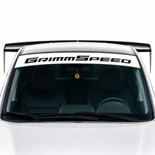 Load image into Gallery viewer, GrimmSpeed 2002+ Subaru WRX/STI / 05-09 Legacy GT Windshield Banner 43in. - White - GrimmSpeed GRMGRM111035