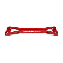 Load image into Gallery viewer, GrimmSpeed 08-18 Subaru WRX/STI Lightweight Battery Tie Down - Red - GrimmSpeed GRMGRM121033