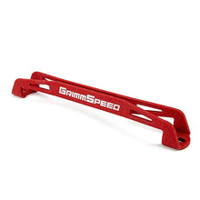 Load image into Gallery viewer, GrimmSpeed 08-18 Subaru WRX/STI Lightweight Battery Tie Down - Red - GrimmSpeed GRMGRM121033