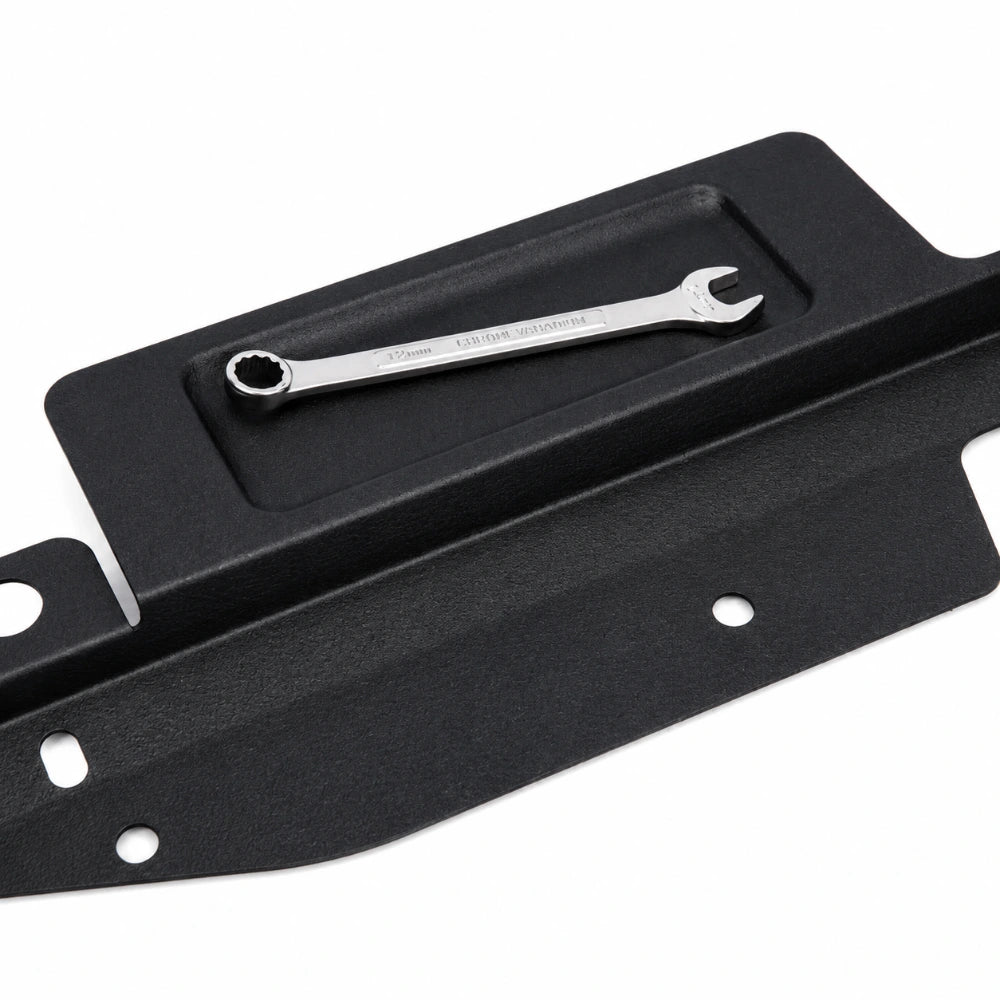 GrimmSpeed 08+ Subaru Impreza/WRX/STI Radiator Shroud w/Tool Tray - Black - GrimmSpeed GRMGRM096008