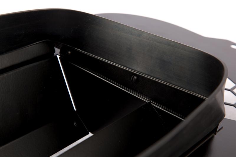GrimmSpeed scoop TMIC splitter rear view detail